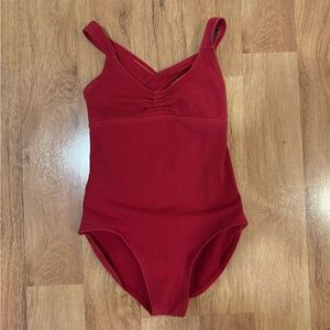 Red One-Piece Leotard